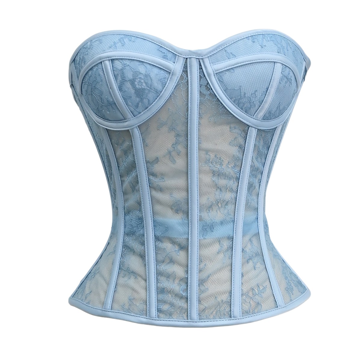 塑身衣corset蕾丝加厚杯夏季束腰