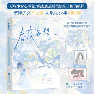 春夜妄想 妙岁碎著 破碎少女 林留溪 X 明朗少年 谢昭年 少女心事 校园青春暗恋 言情小说实体书 新视角图书正版