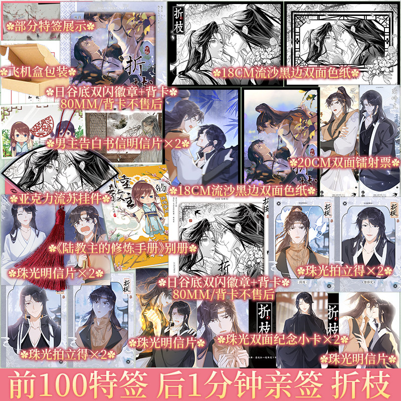 前100特签限时1分钟亲签 折枝 困倚危楼著 古风玄幻长篇小说新视角 青春文学长篇小说 双封面精心制作x标题烫金设计 新视角正版