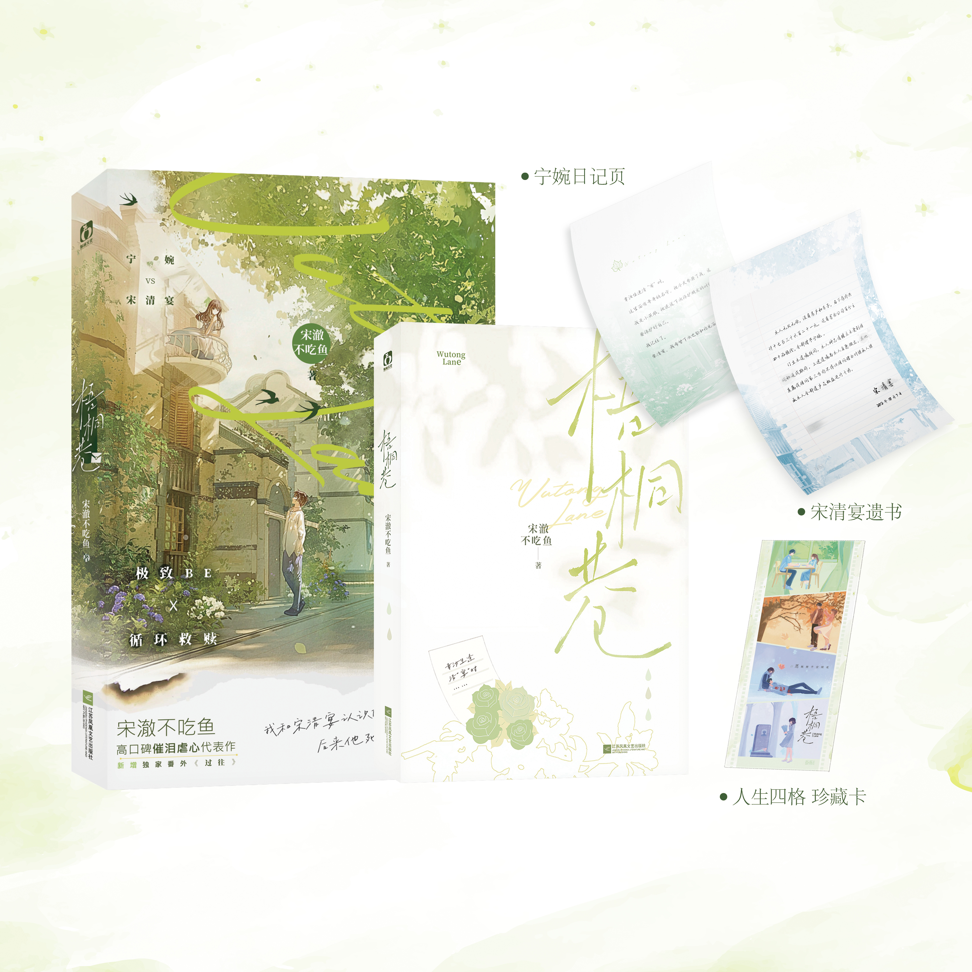 梧桐巷 宋澈不吃鱼著 单纯善良 宁婉vs 天才少年 宋清宴 极致BE 虐心催泪 青春小说新视角