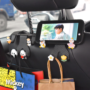 车载挂钩座椅背挂钩汽车上用后座挂钩网红高级车内多功能小车挂钩