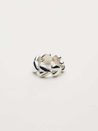 【拍下不退】国内现货AMBUSH 爱心戒指 925银 Heart link ring