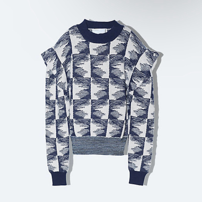 【拍下不退】国内现货TOGA25秋冬格纹针织衫