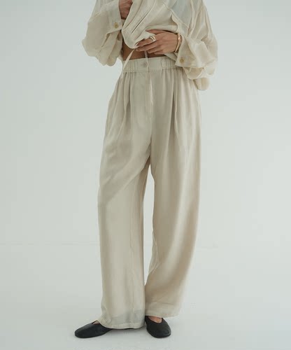 国内现货CLANE25新款轻薄直筒裤拍下不退