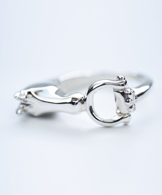 【拍下不退】国内现货WAKAN SILVER SMITH 马设计银925男款戒指