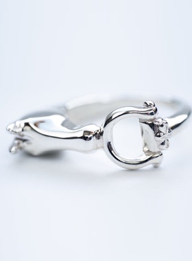 【拍下不退】国内现货WAKAN SILVER SMITH 马设计银925男款戒指