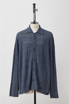 【拍下不退】国内现货SHINYAKOZUKA26春夏镂空长袖棉质衬衫