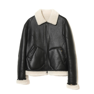 国内现货UNDERCOVER25秋冬羊皮拼接设计皮衣外套 拍下不退