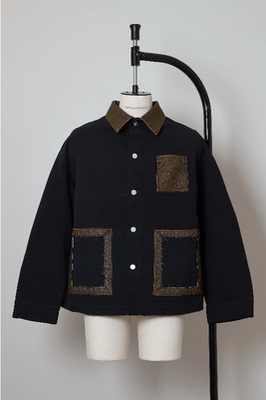 【拍下不退】国内现货Shinyakozuka25秋冬男款拼接口袋夹克外套