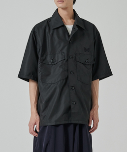 国内现货Needles25春夏STUDIOUS限定款短袖衬衫拍下不退