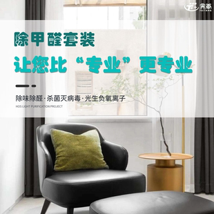 除甲醛去味杀菌灭病毒负氧离子 DIY可见光光触媒新房污染治理套装
