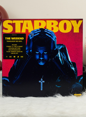 美版进口 威肯The Weeknd专辑 星闻人物 Starboy 红胶2LP黑胶唱片
