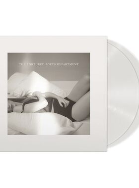 进口 泰勒 TTPD苦难诗社The Tortured Poets美版白胶2LP黑胶唱片