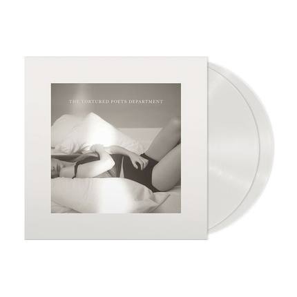进口 泰勒 TTPD苦难诗社The Tortured Poets美版白胶2LP黑胶唱片