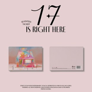 CD唱片 SEVENTEEN 韩版 HERE RIGHT ALBUM BEST 进口 原装