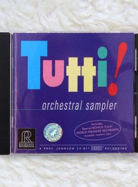 原装进口 无敌天碟Tutti Orchestral Sampler 爆棚古典乐 CD唱片