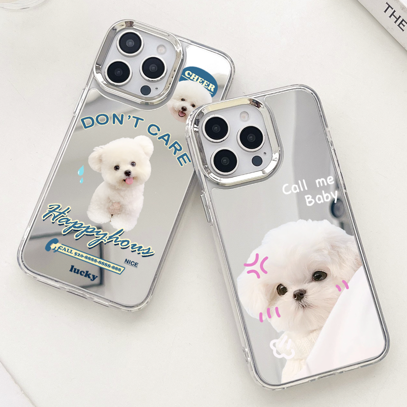 宠物猫咪狗狗照片抠图来图定制iphone16promax手机壳14图案diy适用13苹果15plus情侣头像12补妆镜面