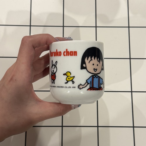 好物推荐 海淘樱桃小丸子陶瓷杯 礼物礼品