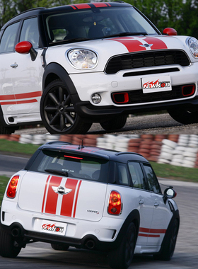 迷你MINICOUNTRYMAN个性乡下人车贴拉花 R60车身贴引擎盖装饰贴纸