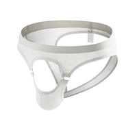 Men's ice silk double D underwear: A fashionable and thin design with front and back hollowed-out flowing, summer breathable, sporty and sexy underwear thumbnail 2