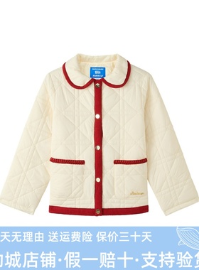 Skechers斯凯奇2026新款女童秋冬时尚潮流梭织裥棉外套L126G043