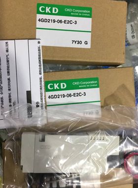 全新原装正品CKD电磁阀4GB/4GD219/119/319R-E2C/C4/M5/08-E0-3