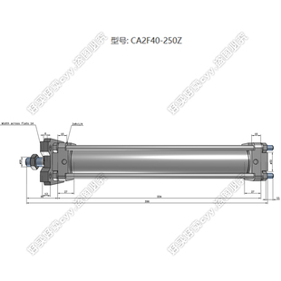 SMC原装 气缸 CA2F40 250Z 系列 单杆双作用 CA2 正品 标准型