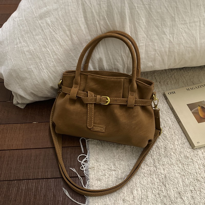 高级感复古水桶包女2025新