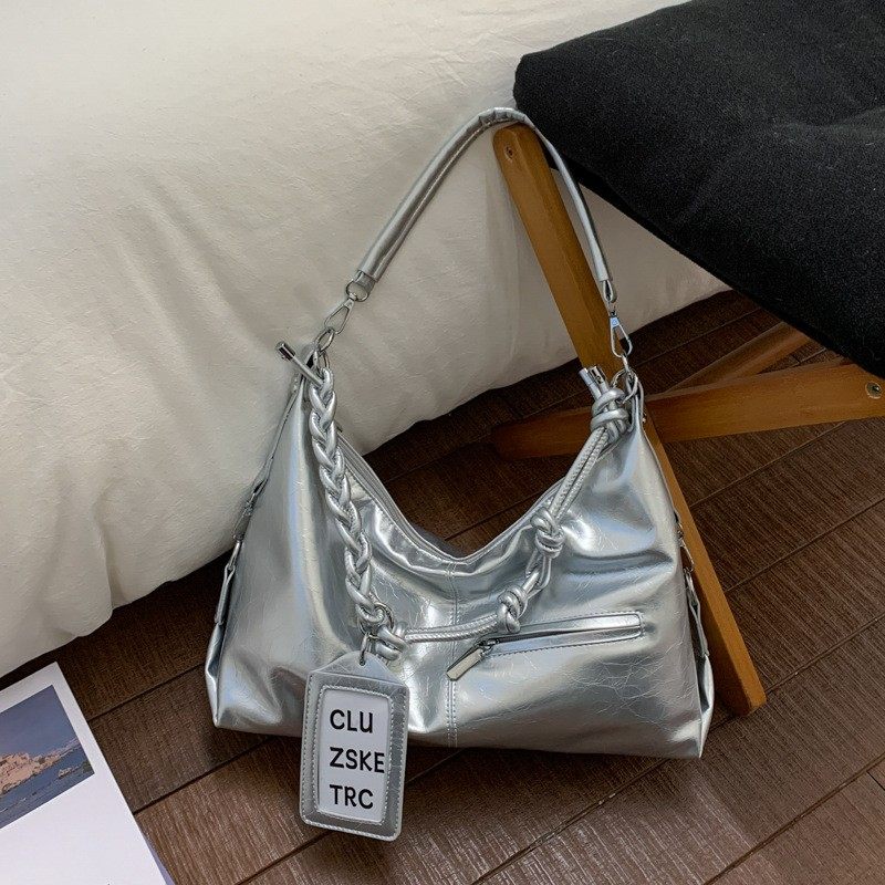 潮酷腋下蜡皮大包包女2026新款时尚通勤托特包春季质感单肩包,箱包皮具/热销女包/男包,胸包,淘宝优惠券,粉丝福利购,淘宝优惠卷