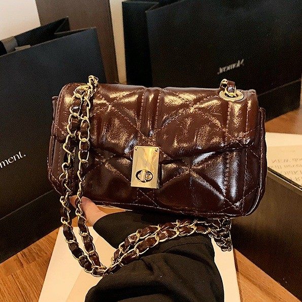 2026新款包包轻奢小众高级感链条小方包法式通勤小香风单肩斜挎包,箱包皮具/热销女包/男包,胸包,淘宝优惠券,粉丝福利购,淘宝优惠卷
