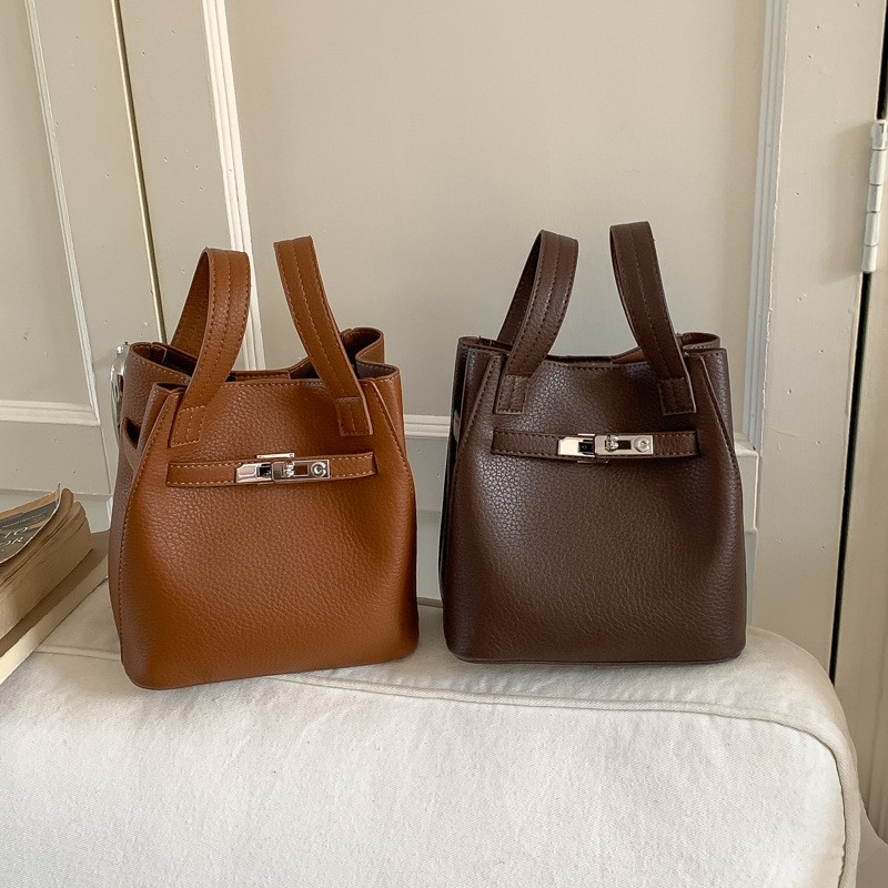 小众设计韩版ins水桶包202