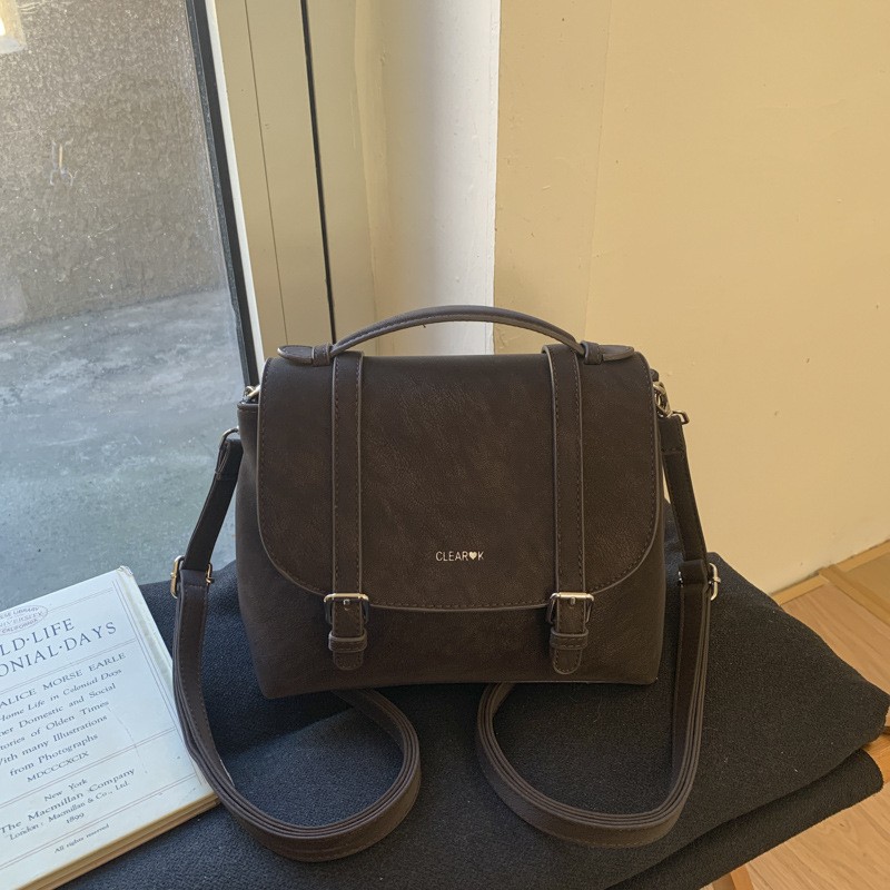 韩版小众通勤双肩背包女式