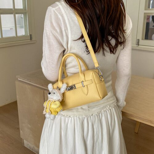 2026新款小众设计奶粉色迷