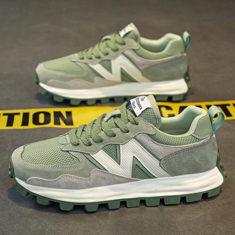 男鞋2025新款秋季软底轻便学生休闲老爹鞋跑步减震国潮莆田运动鞋