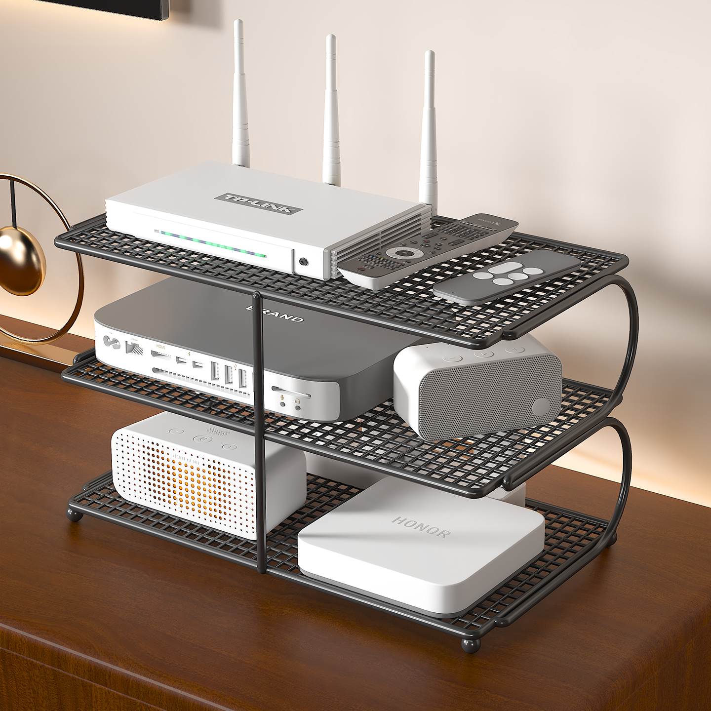 wifi路由器置物架电视机机顶盒架