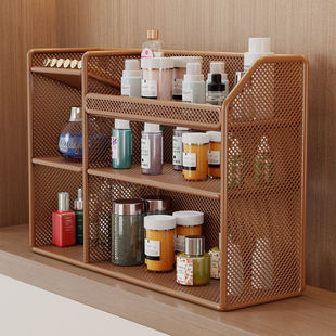 洗手间镜柜内桌面收纳盒分层隔板化妆品护肤品卫生间内浴室柜架子