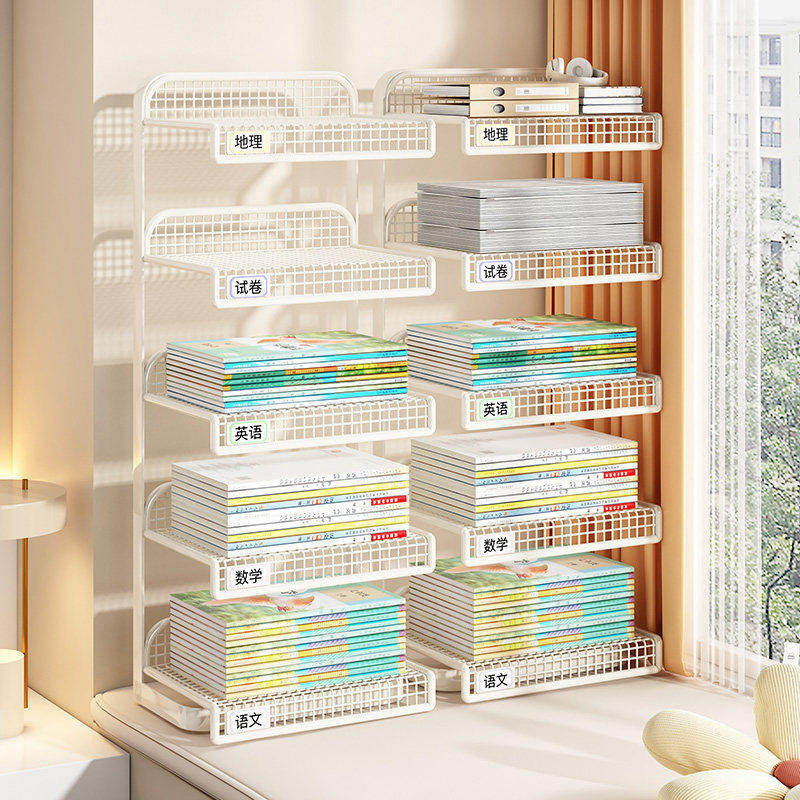 学科分类置物架学生书立书架书桌书本收纳架桌面立式多层a4文件架,文具电教/文化用品/商务用品,书立,淘宝优惠券,粉丝福利购,淘宝优惠卷