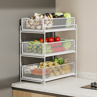 菜篮子置物架多层菜架葱姜蒜神器