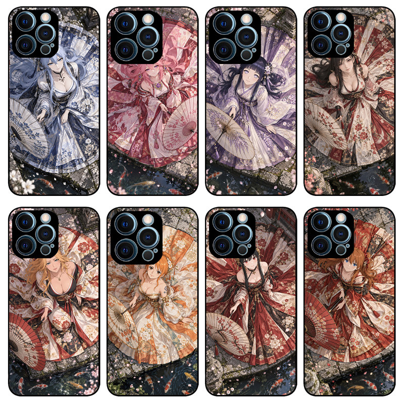动漫手机壳来图定制适用VIVOIQOOZ10Turboneo11151312neo10neo9x200sx100 neo8x90二次元磨砂玻璃夜光硅胶套