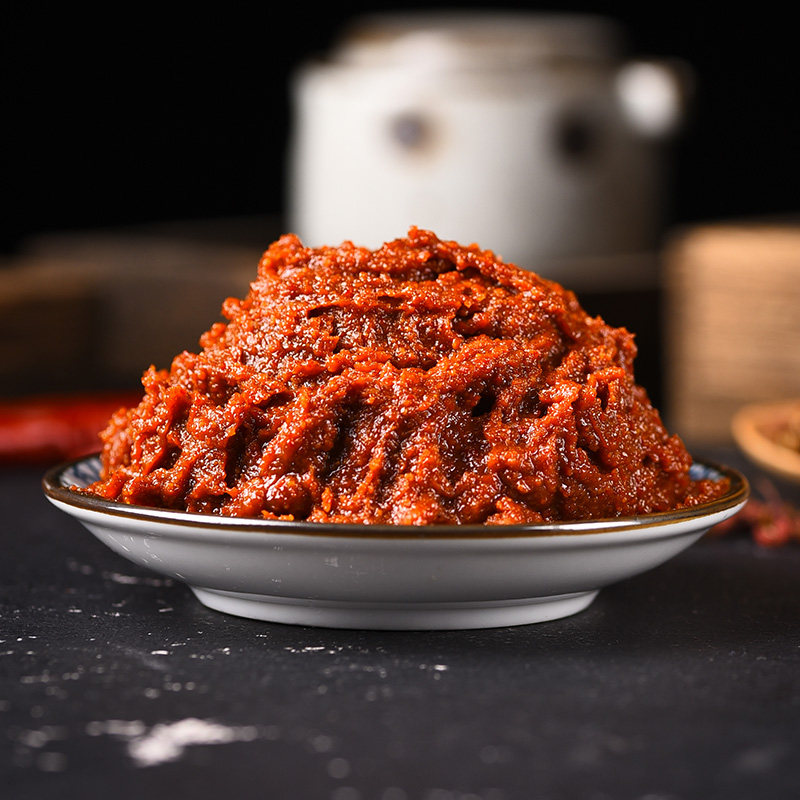 云南特产张英汤池老酱180g炒鸡肉烧鱼杂酱米线调料酱料帽子回锅肉