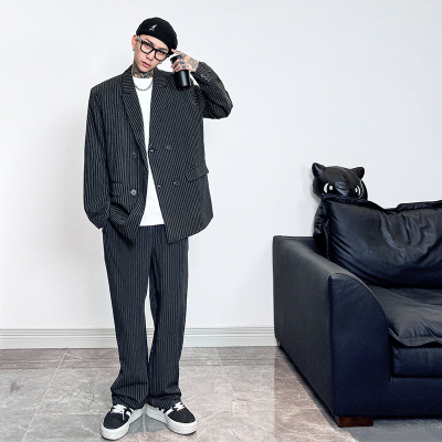 我叫得仔宽松四季休闲西服套装