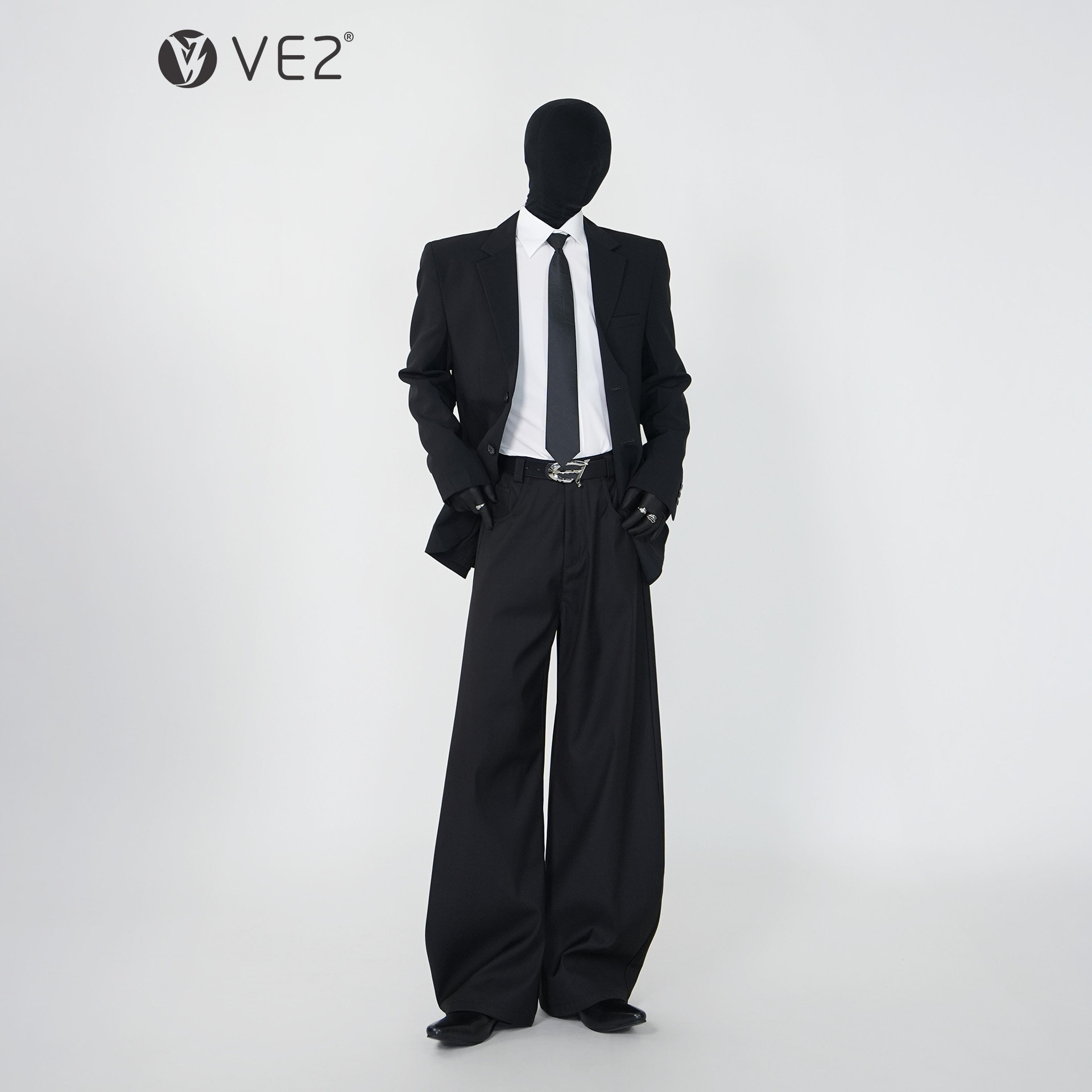 VE2 cleanfit四季款黑色休闲宽松西服外套男女垫肩雅痞西装伴郎服,男装,休闲西服,淘宝优惠券,粉丝福利购,淘宝优惠卷