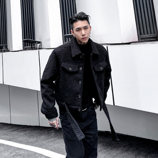 小香风潮流上衣夹克 显高韩版 VE2 秋冬轻奢痞帅毛呢外套男女短款