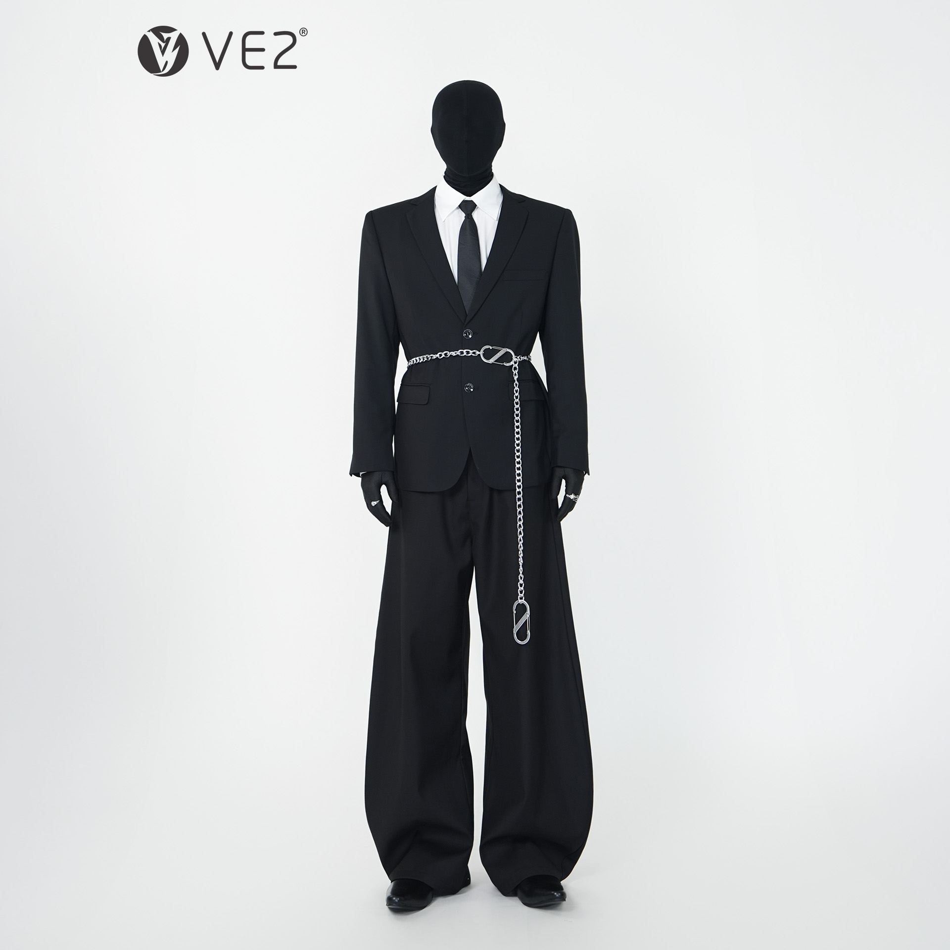 VE2高定免烫收腰正肩西服外套