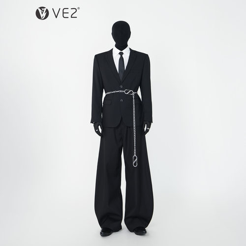 VE2高定免烫收腰正肩西服外套