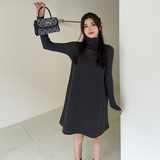 （有现货）小香风波点连衣裙A版两件套尼料背心裙B280-P145-K195，女装连衣裙，浙宝280