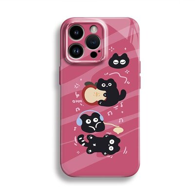 苹果华为可爱精孔全包软壳