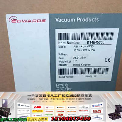 爱德华真空计AlM一xL一Nw25型号，正品一个，议议价