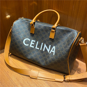 中古老花旅行包女2025新款 大容量健身包登机行李包波士顿手提大包