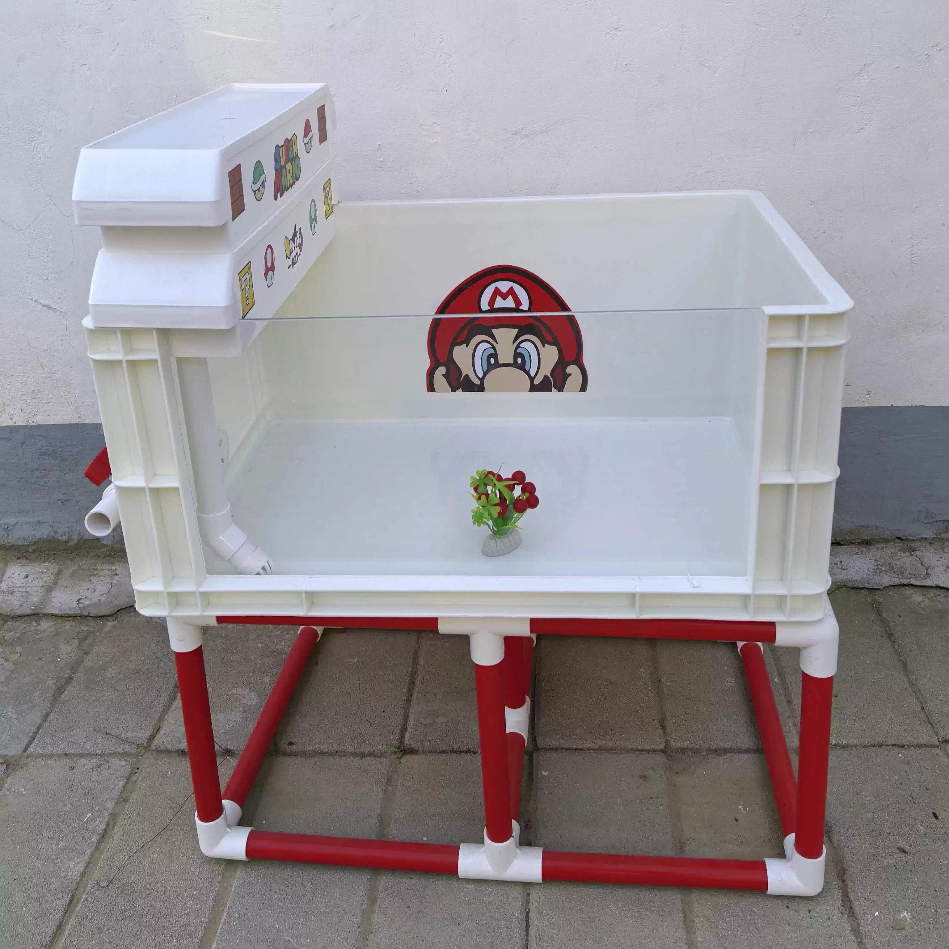 带侧可视周转箱龟缸鱼缸